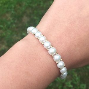 Pearl-like Stretchy Bracelet